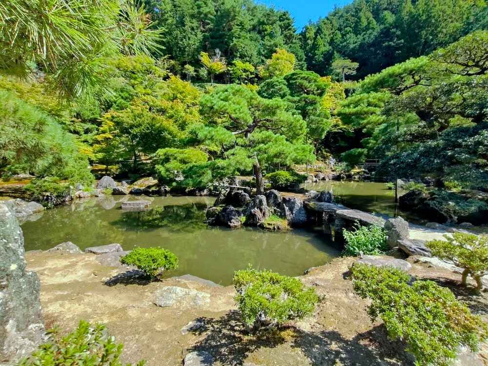 銀閣寺錦鏡池