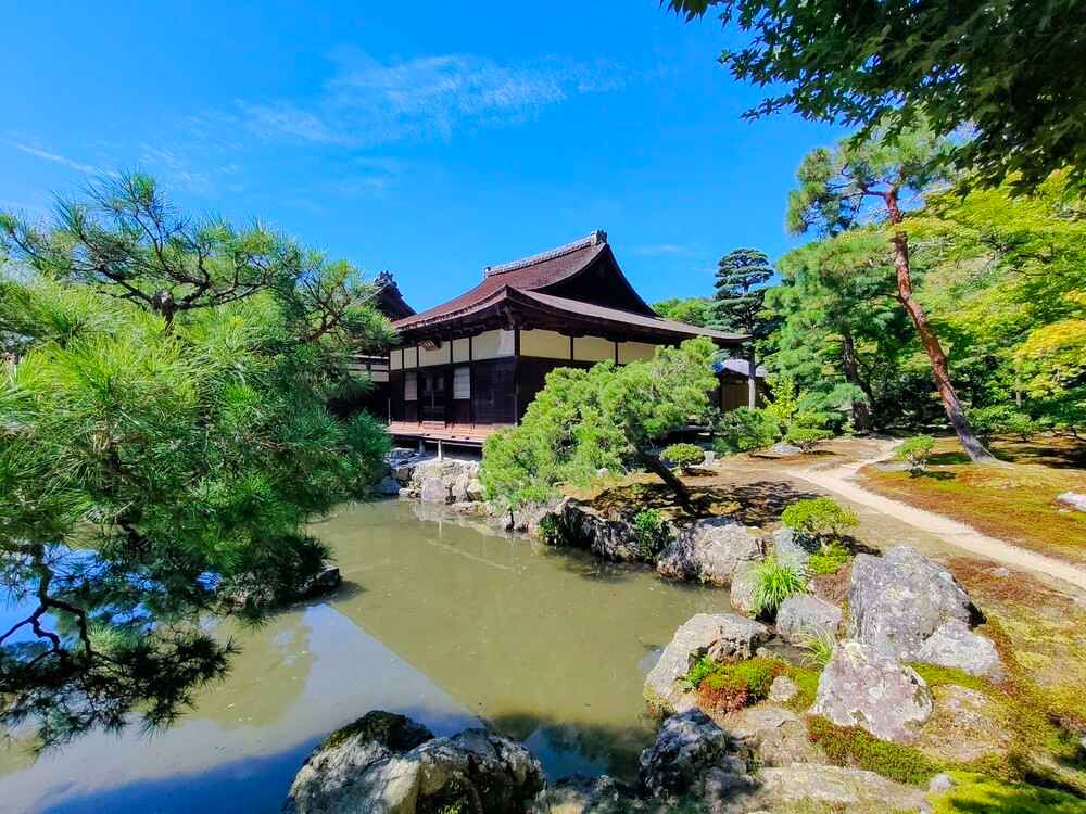 銀閣寺錦鏡池