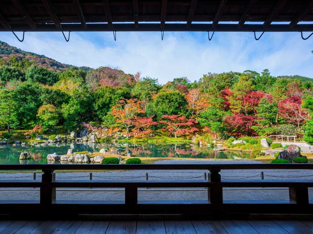 天龍寺曹源池庭園